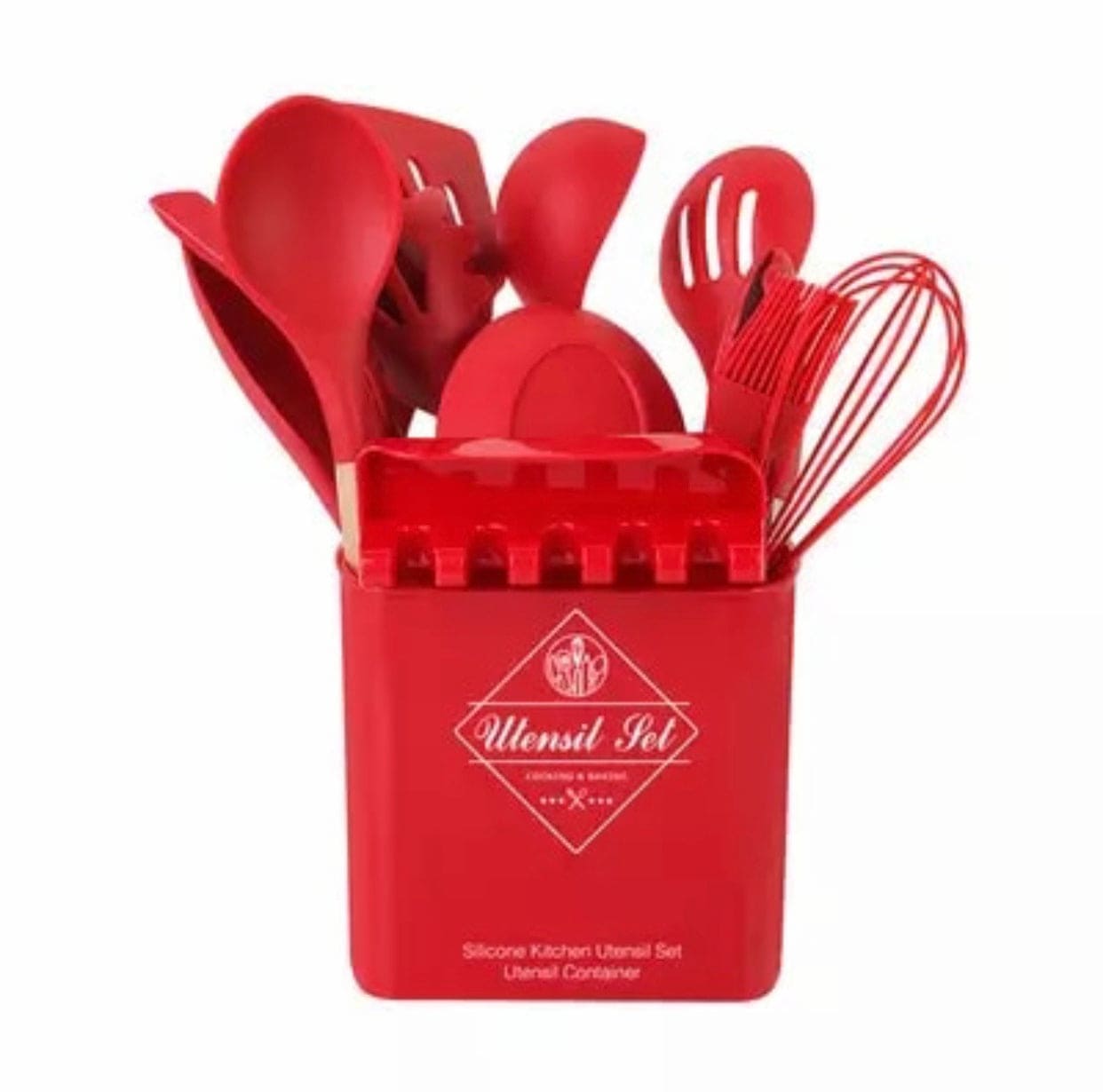 13pcs Silicone Kitchenware Heat Resistant Utensils Set With Spoon Holder, Non-Stick Heat Resistant Silicone Cookware Set, Silicone Cooking Utensils Set With Holder 13pcs Silicone Kitchenware Heat Resistant Utensils Set With Spoon Holder, Non-Stick Heat Resistant Silicone Cookware Set, Silicone Cooking Utensils Set With Holder